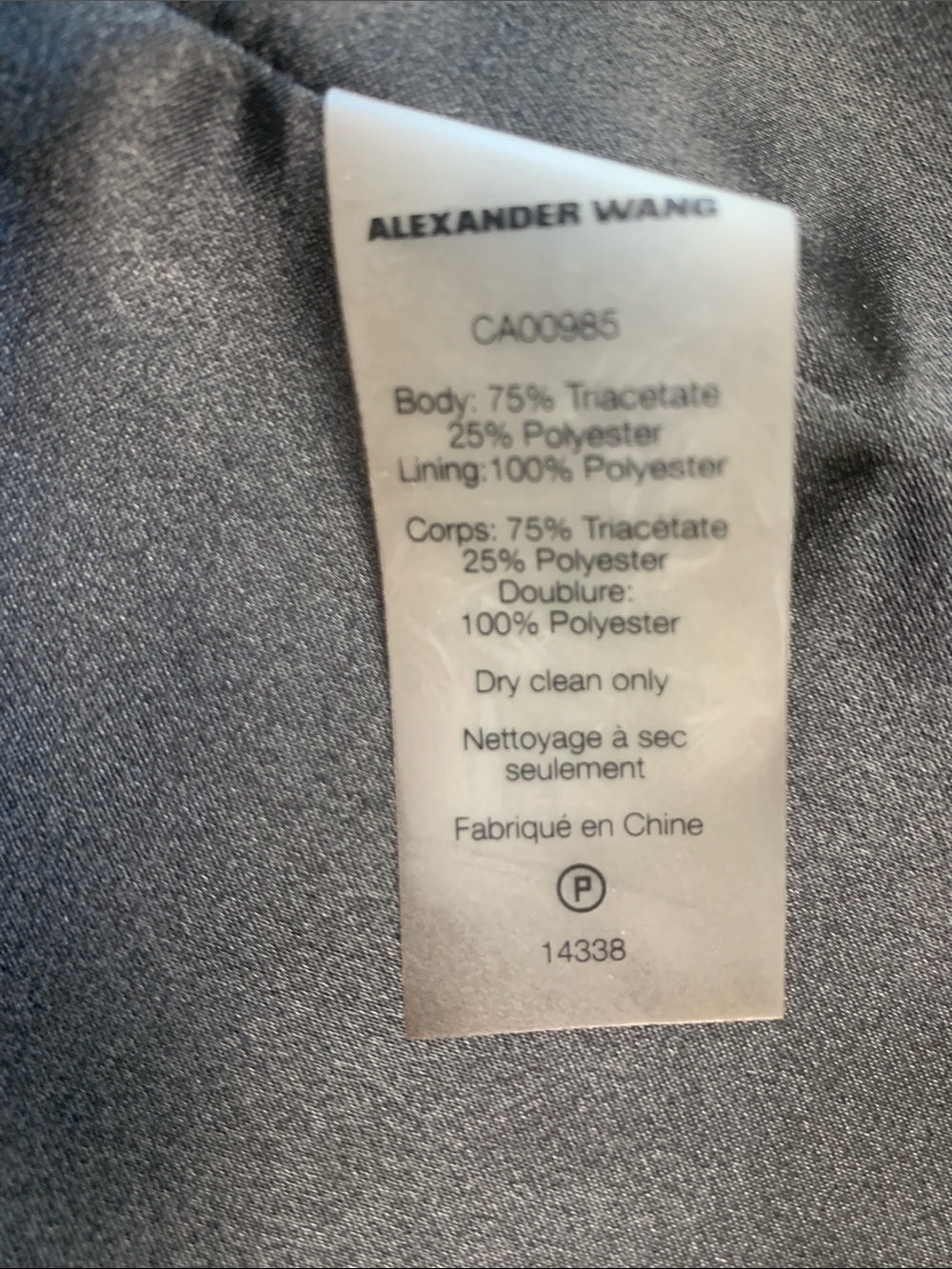 T by Alexander Wang Black Sleeveless Zip-Front Mini Dress, Lined, 4 Season - Picture 10 of 12
